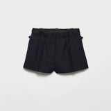 Chevron wool shorts