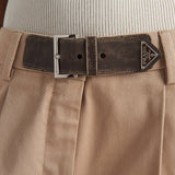 Gabardine shorts
