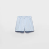 Cotton poplin shorts