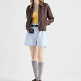 Cotton poplin shorts