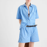 Eyelet lace Bermudas