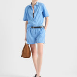 Eyelet lace Bermudas