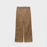 Wide-leg chino pants