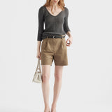 Washed chino Bermudas