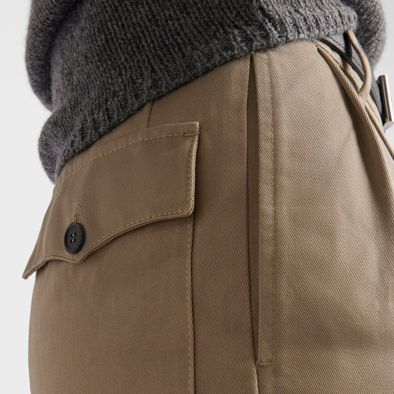 Washed chino Bermudas