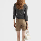 Washed chino Bermudas