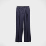 Wool pinstripe pants