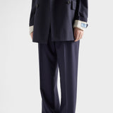 Wool pinstripe pants