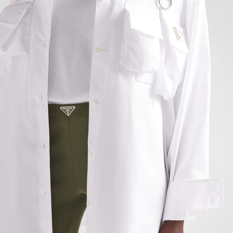 Ribbed knit cotton pants