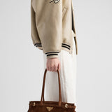 Prada Bonnie medium suede handbag