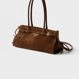 Prada Bonnie medium suede handbag