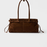 Prada Bonnie medium suede handbag