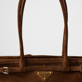 Prada Bonnie medium suede handbag