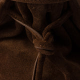 Prada Bonnie large suede handbag