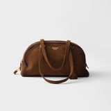 Prada Bowling medium suede bag