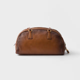 Prada Bowling medium top-handle leather bag