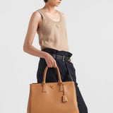 Prada Buckle extra-large leather bag