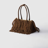 Prada Galleria medium suede bag with fringe