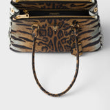 Prada Galleria medium printed Saffiano leather bag