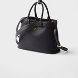 Prada Buckle small leather handbag with belt