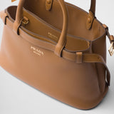 Prada Buckle small leather handbag with double belt