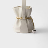 Prada Petit Sac Noir mini nappa leather bucket bag
