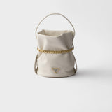 Prada Petit Sac Noir mini nappa leather bucket bag
