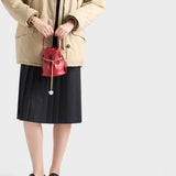 Prada Petit Sac Noir mini nappa leather bucket bag