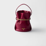 Prada Petit Sac Noir mini nappa leather bucket bag