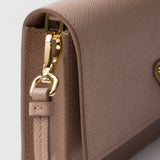 Saffiano leather mini-bag