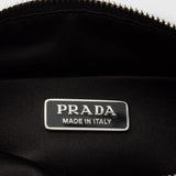 Mini crystal-studded bag with shoulder strap