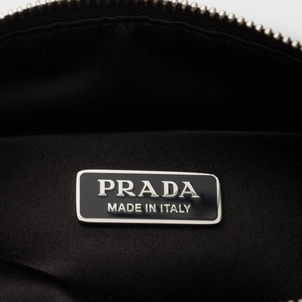 Mini crystal-studded bag with shoulder strap