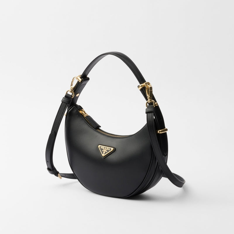 Prada Arqué small leather shoulder bag