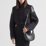 Prada Arqué small leather shoulder bag