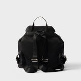 Medium Re-Nylon backpack with pouch
