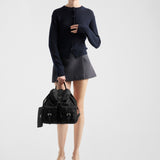 Medium Re-Nylon backpack with pouch