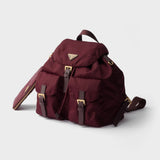 Medium Re-Nylon backpack with pouch