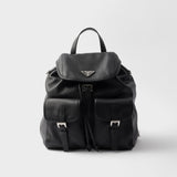 Medium leather backpack