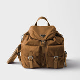 Medium Re-Nylon backpack with pouch