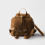 Medium Re-Nylon backpack with pouch