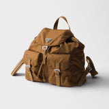 Medium Re-Nylon backpack with pouch