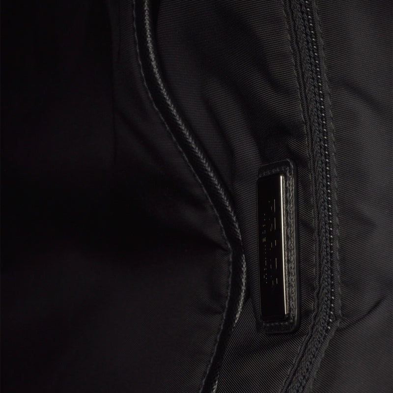 Re-Nylon and Saffiano leather backpack