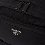 Re-Nylon and Saffiano leather backpack