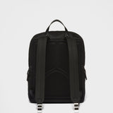 Re-Nylon and Saffiano leather backpack