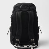 Re-Nylon and Saffiano leather backpack