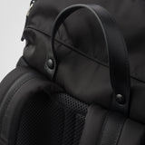 Re-Nylon and Saffiano leather backpack