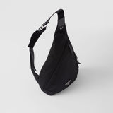 Re-Nylon and leather backpack