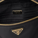 Re-Nylon and Saffiano leather belt bag