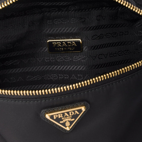 Re-Nylon and Saffiano leather belt bag