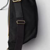 Re-Nylon and Saffiano leather belt bag